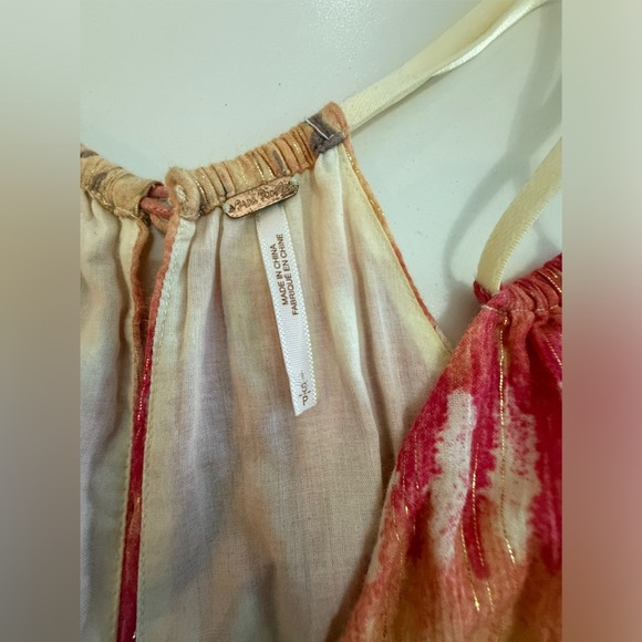 Free People Lurex Indian Summer Dress. Size Xs/S - Picture 5 of 6